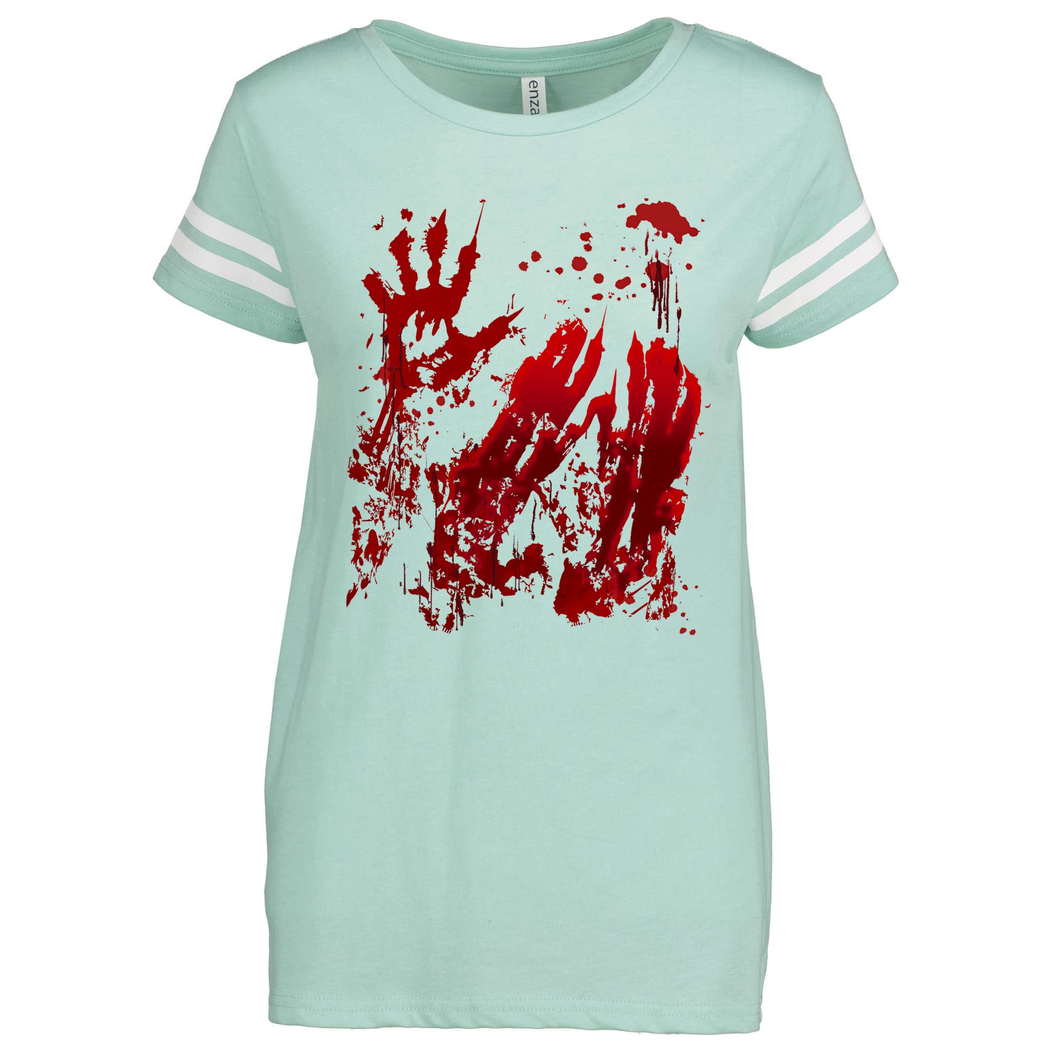 Bloody Handprint Red Hands Blood Splatter Zombie Outbreak Enza 